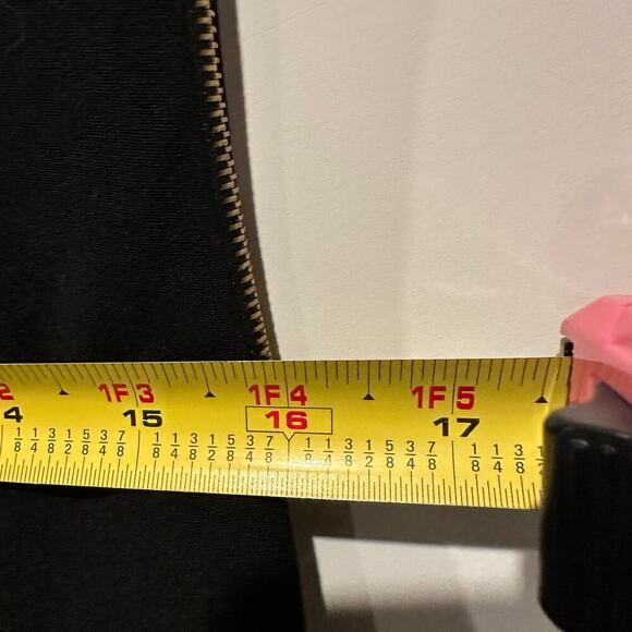 Calvin Klein Size 8 LBD Sleeveless Side Zip Mini Sheath Dress Black Career Work - Picture 10 of 11